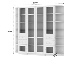 Изображение товара Книжный шкаф Билли 415 white ИКЕА (IKEA) на сайте adeta.ru